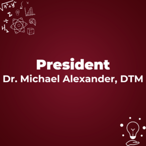 Dr. Michael Alexander, DTM presenting President Training