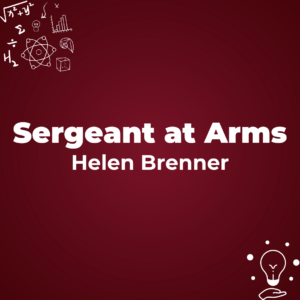 Helen Brenner presenting Sergeant at Arms training.
